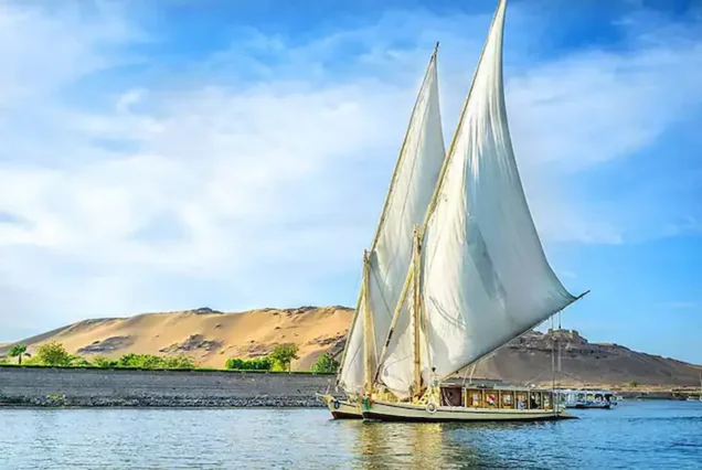 Nile Felucca day tour to Luxor