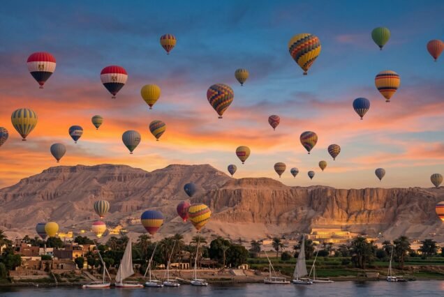 Experience Hot Air Balloon Over Luxor